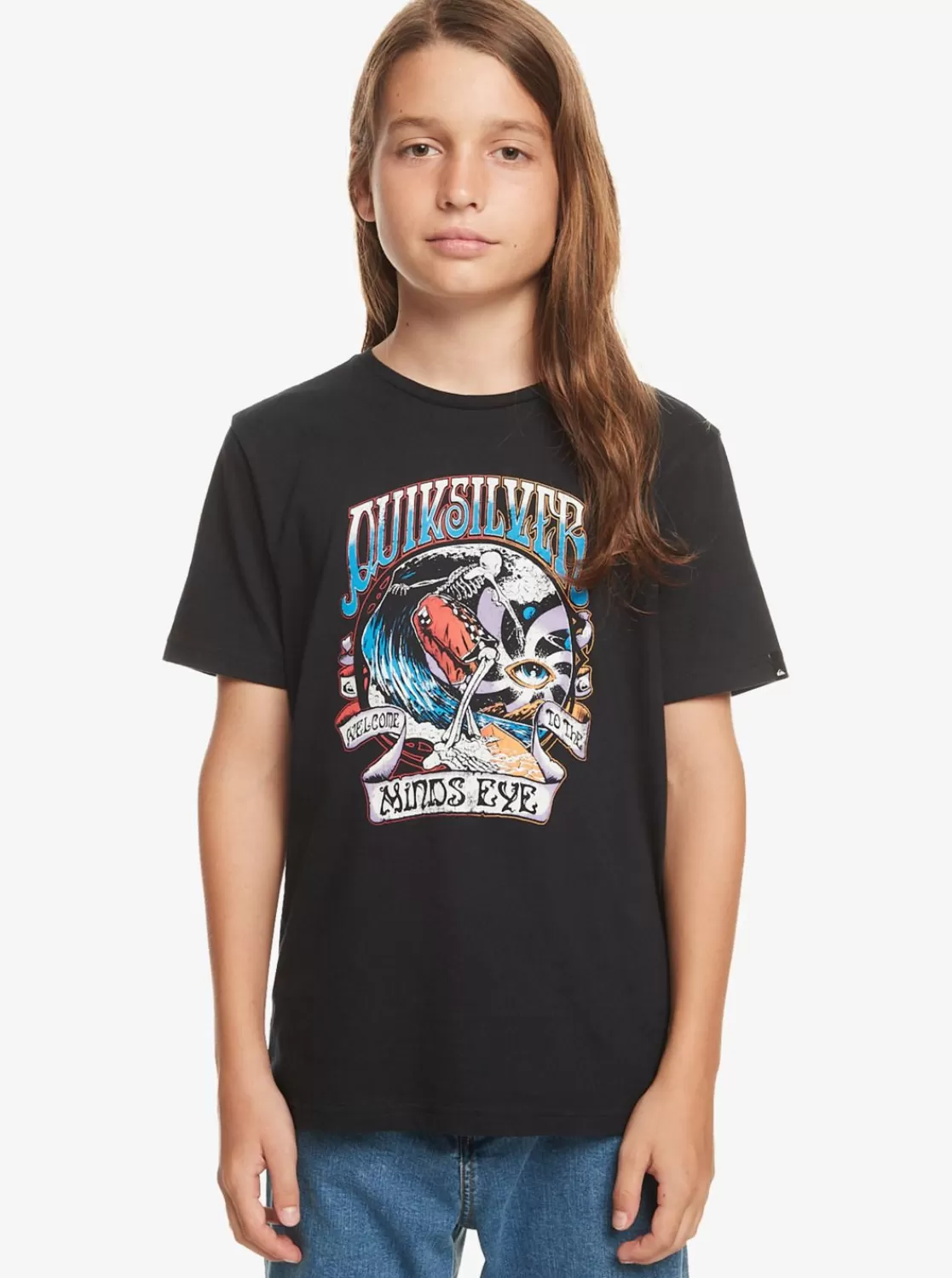 Quiksilver The Land Down Under - Camiseta Para Chicos 8-16-Nino Camisetas