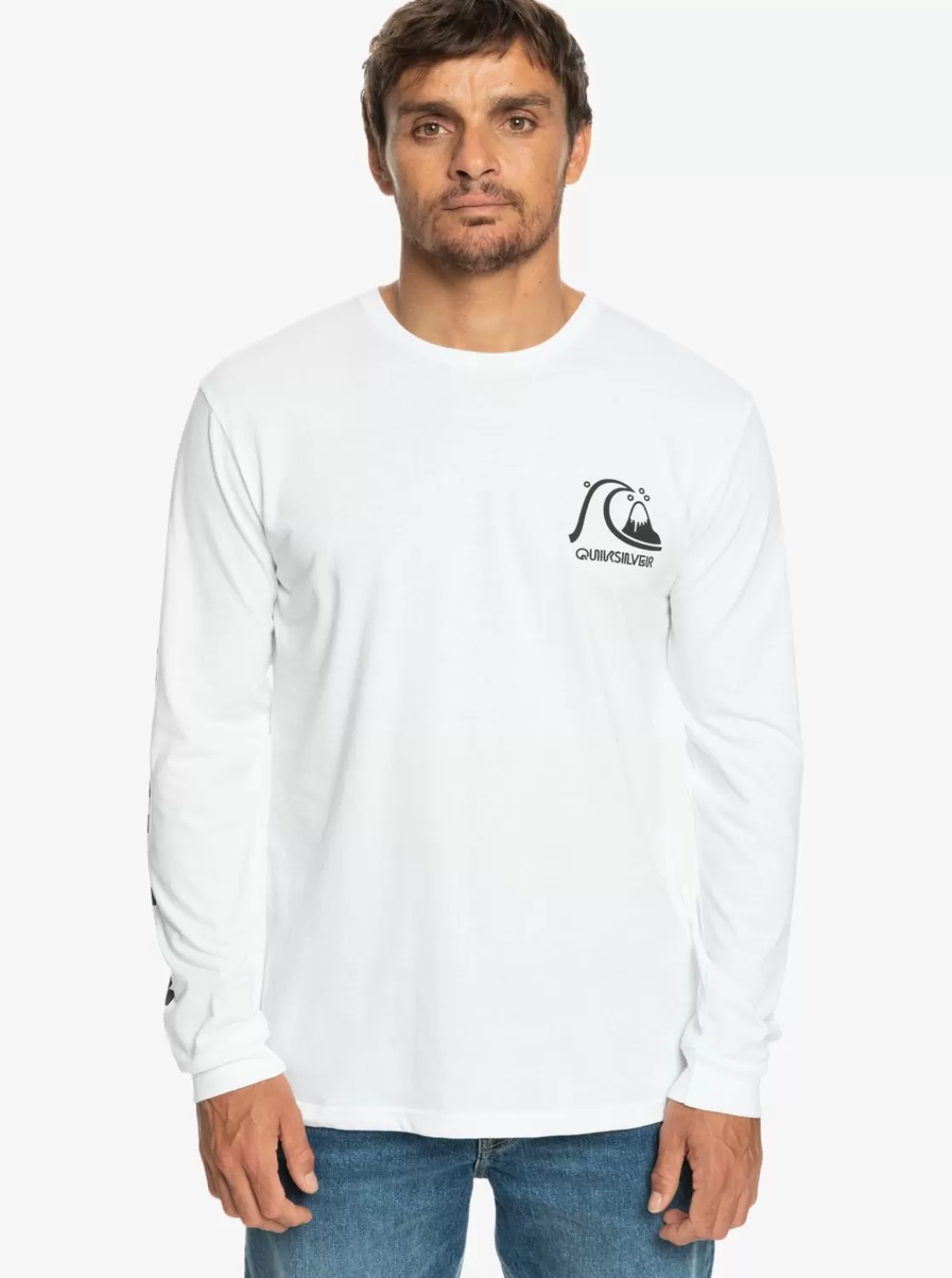 Quiksilver The Original - Camiseta De Manga Larga Para Hombre-Hombre Camisetas & Polos