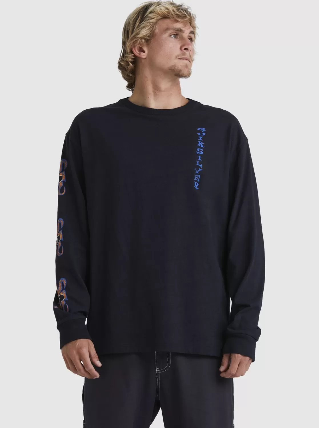 Quiksilver Trident - Camiseta De Manga Larga Para Hombre-Hombre Camisetas & Polos