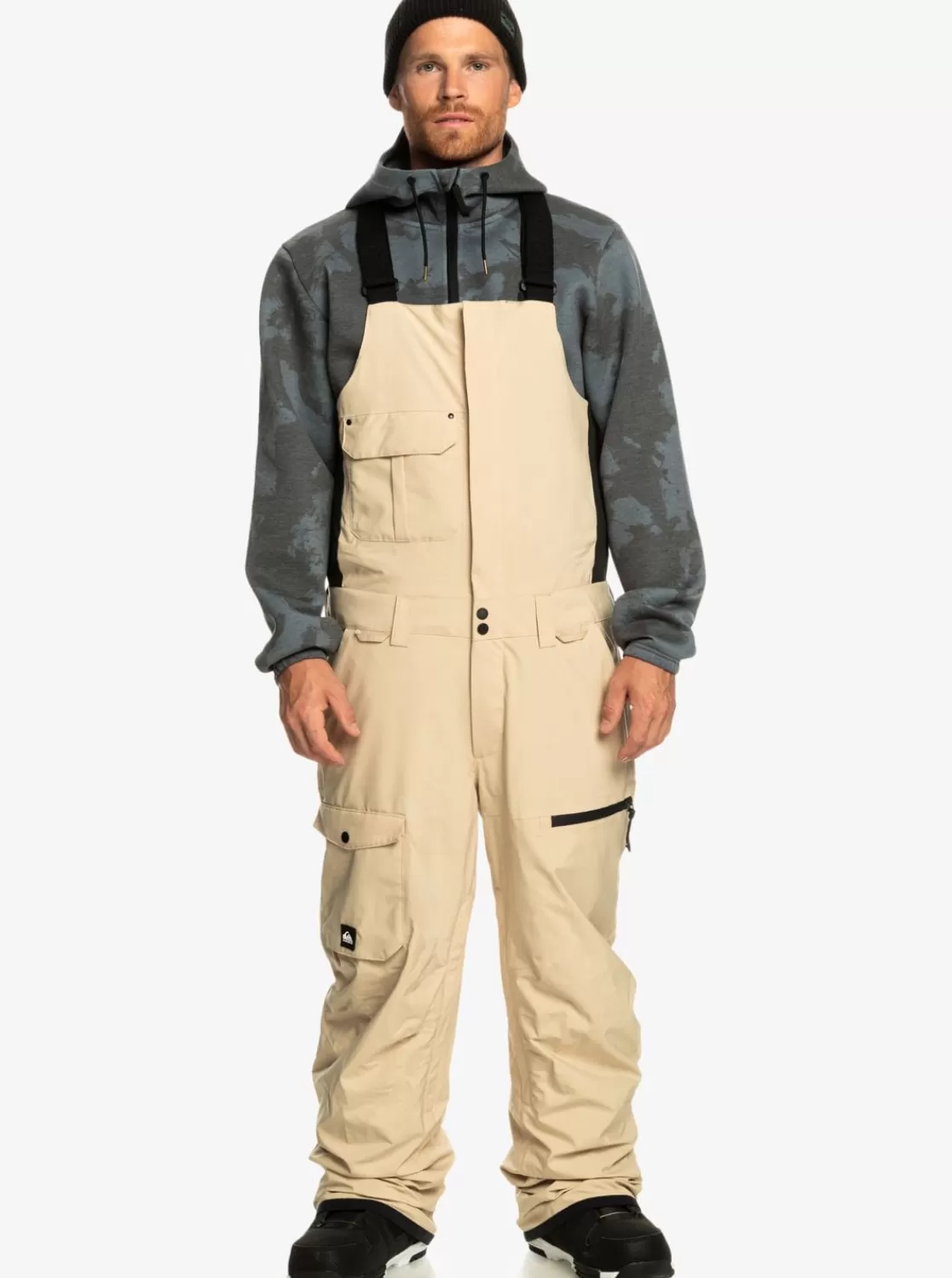 Quiksilver Utility - Pantalon De Peto Para Nieve Para Hombre-Hombre Pantalones De Snow