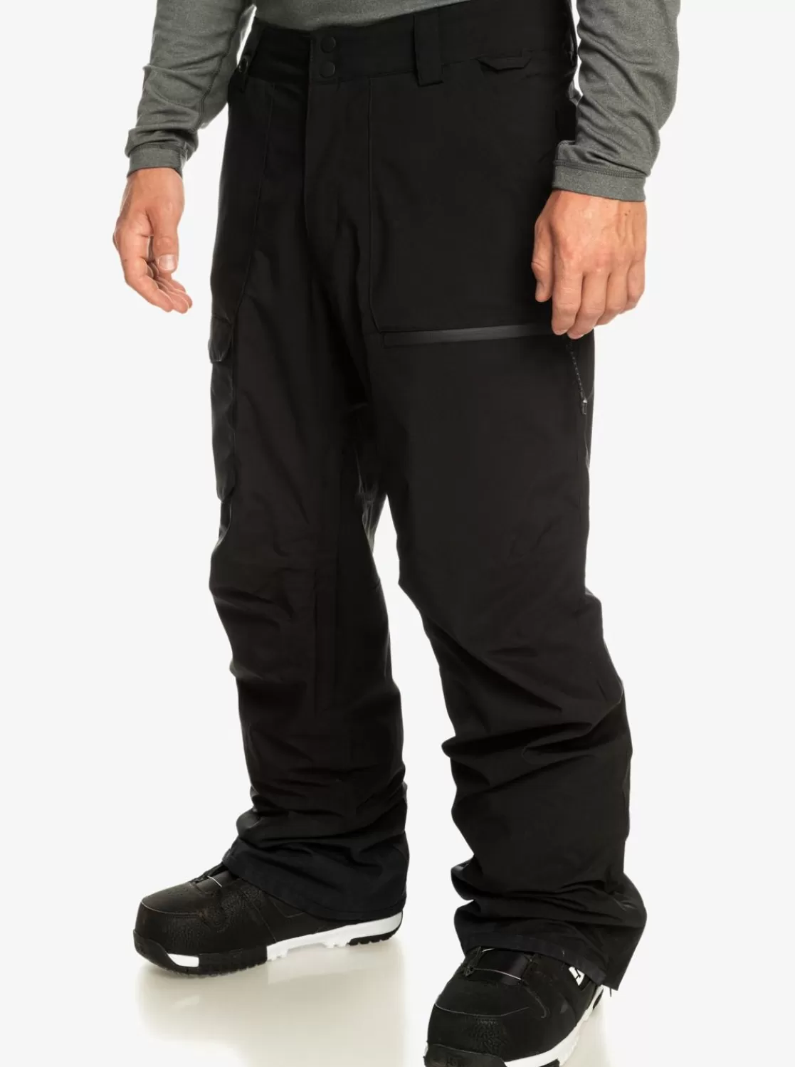 Quiksilver Utility - Pantalon Shell Para Nieve Para Hombre-Hombre Pantalones De Snow