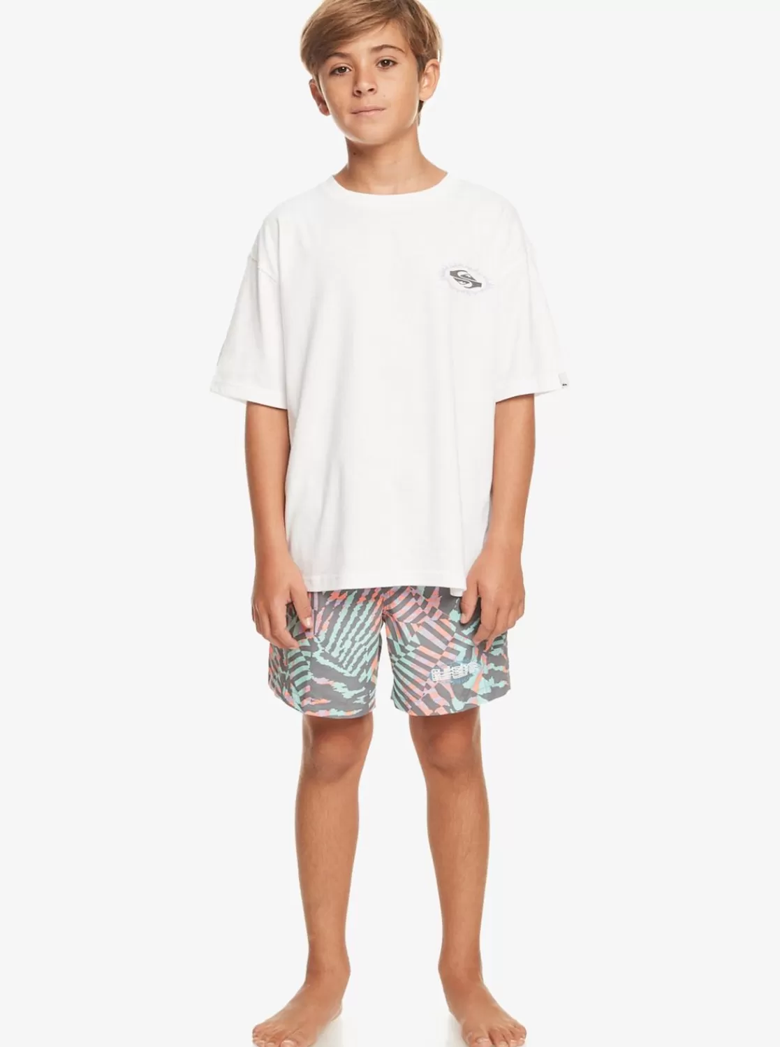 Quiksilver Visions - Camiseta Para Chicos 10-16-Nino Camisetas